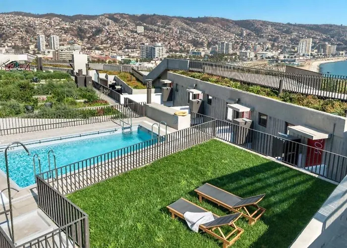Hom I 2D2B Depto Top1 Terraza Con Vista Al Mar Valparaiso 0308