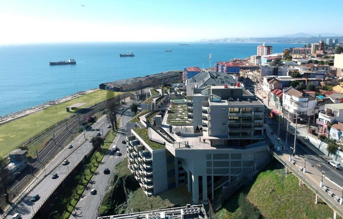 Hom I 2d2b Depto Top1 Terraza Con Vista Al Mar 0308 Apartamento Valparaíso